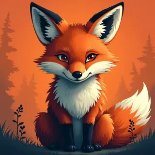 A fox game poster